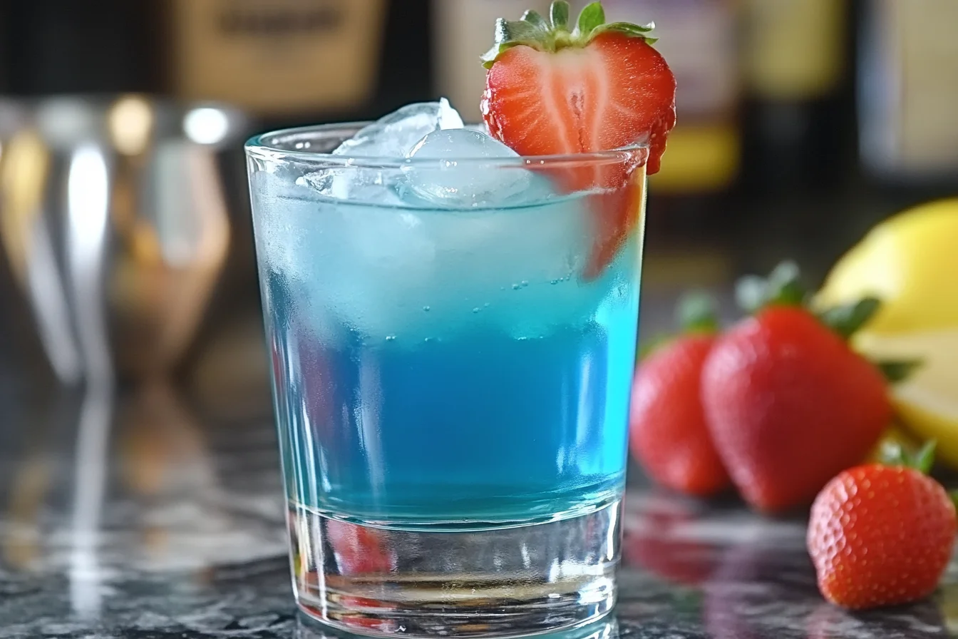 Discover the fun, quirky Blue Balls Shot! A layered cocktail with Blue Curacao and cream liqueur that’s perfect for parties and celebrations.