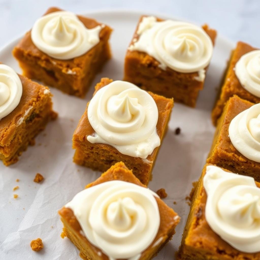 Pumpkin and Spice Cake Squares