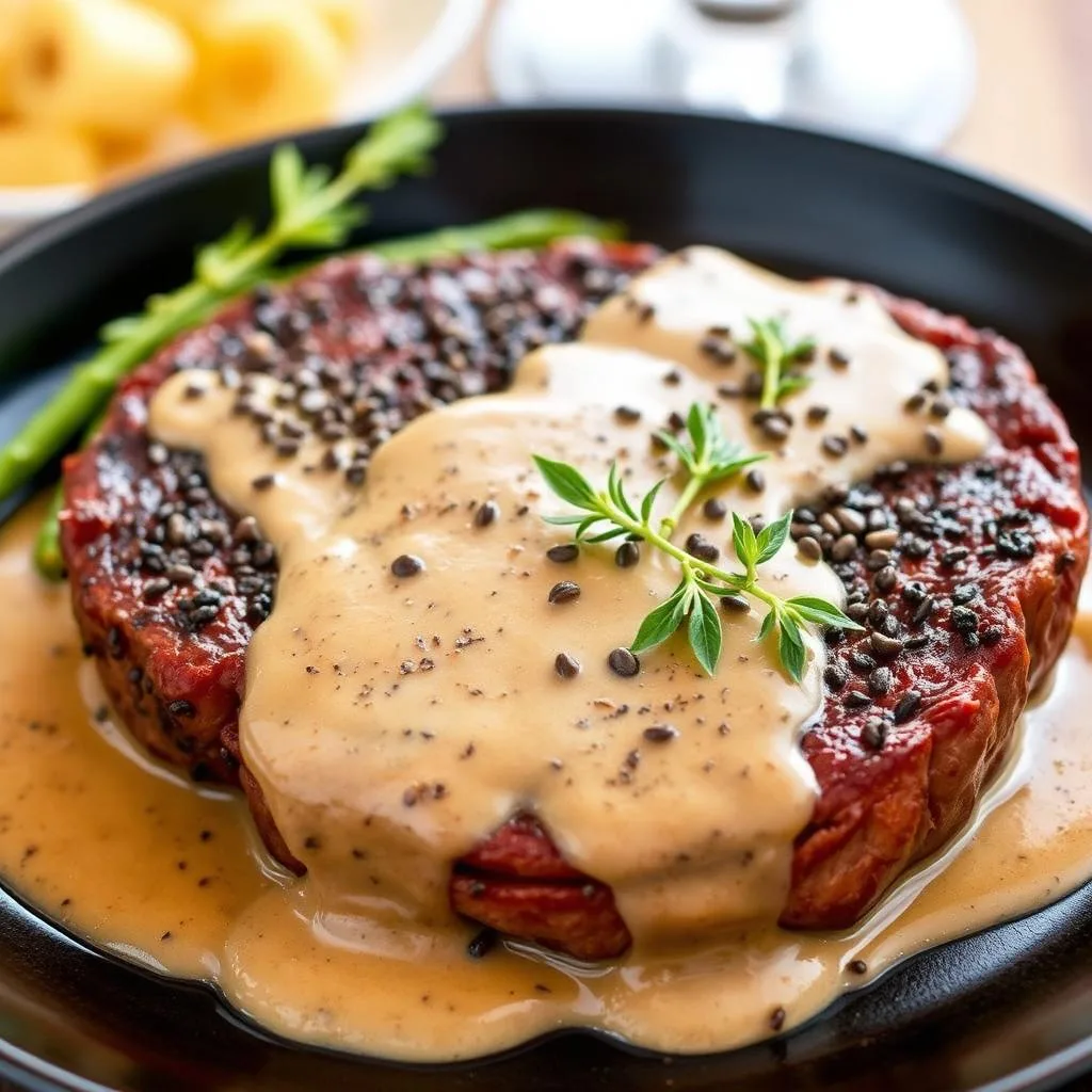 Steak au Poivre for Two