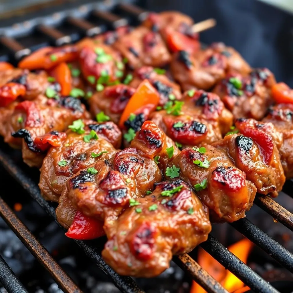 smashed beef kebab
