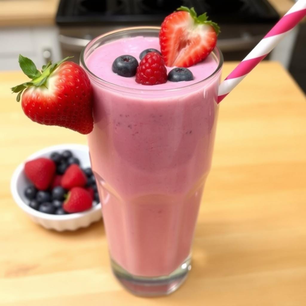 Triple Berry Protein Smoothie